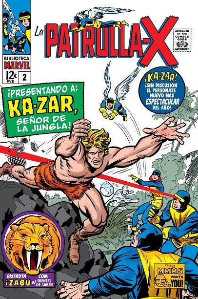 BIBLIOTECA MARVEL LA PATRULLA-X 02 DE 1964 A 1965