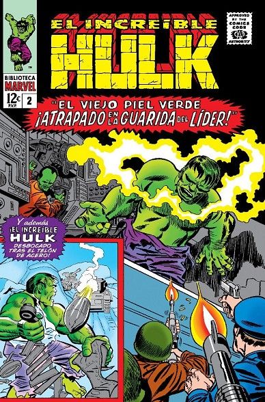 BIBLIOTECA MARVEL EL INCREÍBLE HULK 02 DE 1964 A 1965