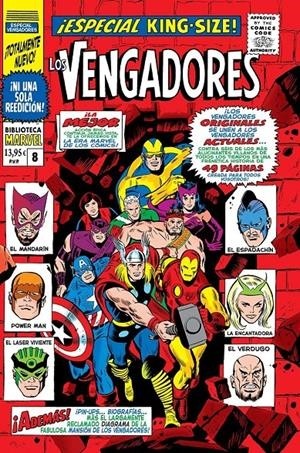 BIBLIOTECA MARVEL LOS VENGADORES  08 DE 1967