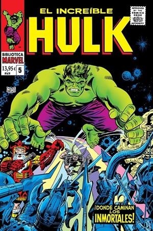 BIBLIOTECA MARVEL EL INCREÍBLE HULK  05 DE 1968 A 1968