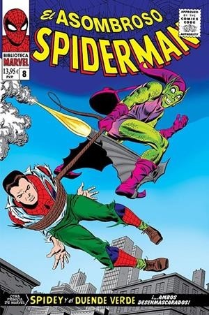 BIBLIOTECA MARVEL EL ASOMBROSO SPIDERMAN  08 DE 1966