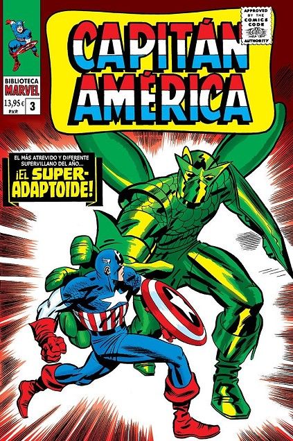 BIBLIOTECA MARVEL CAPITÁN AMÉRICA 03 DE 1966 A 1967