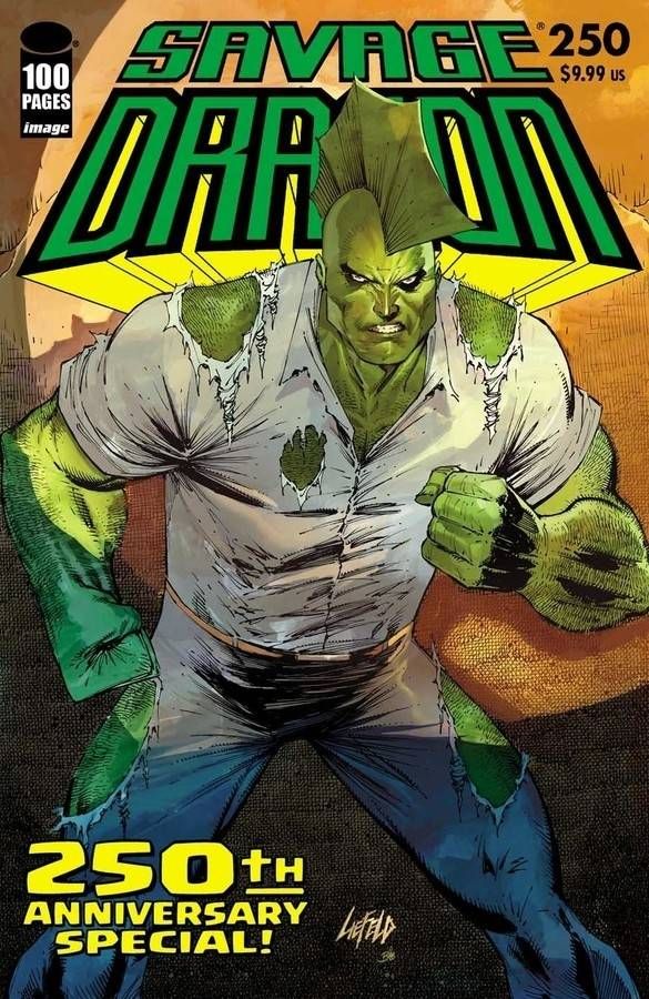 SAVAGE DRAGON #250 CVR C LIEFELD