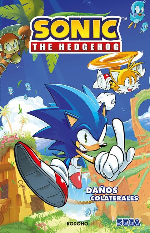 SONIC THE HEDGEHOG TOMO TAPA DURA 01 DAÑOS COLATERALES