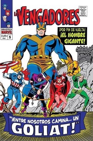 BIBLIOTECA MARVEL LOS VENGADORES  05 DE 1966