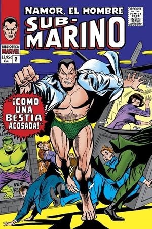 BIBLIOTECA MARVEL NAMOR, EL HOMBRE SUBMARINO  02 DE 1966 A 1967