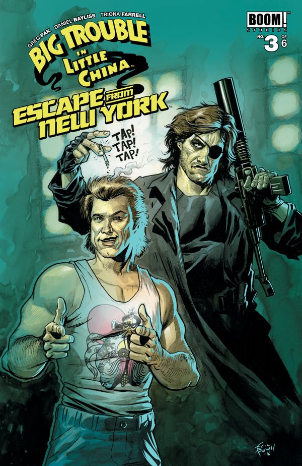 BIG TROUBLE LITTLE CHINA ESCAPE NEW YORK #3 SUBSCRIPTION POW