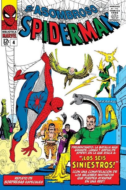 BIBLIOTECA MARVEL EL ASOMBROSO SPIDERMAN 04 1964 - 1965