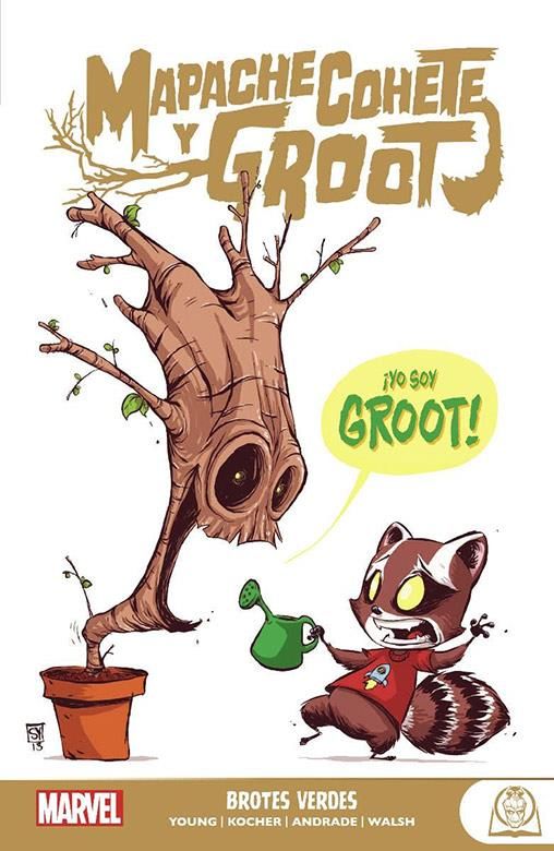 Marvel Young Adults. Mapache Cohete y Groot 01