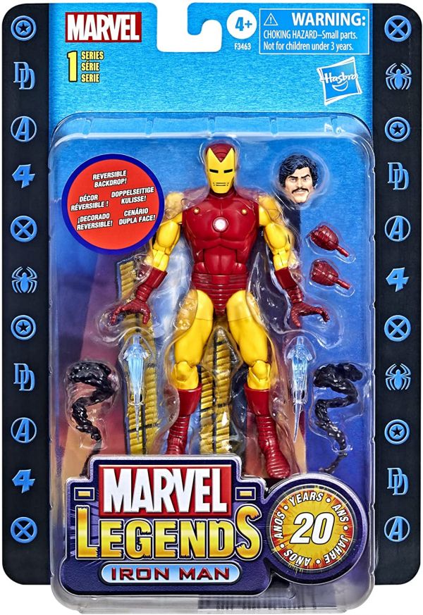 Marvel Legends Figura Iron Man 20 Aniversario
