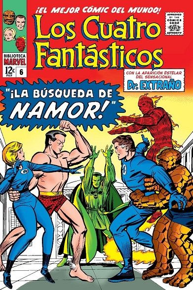 BIBLIOTECA MARVEL LOS 4 FANTÁSTICOS 06 1964