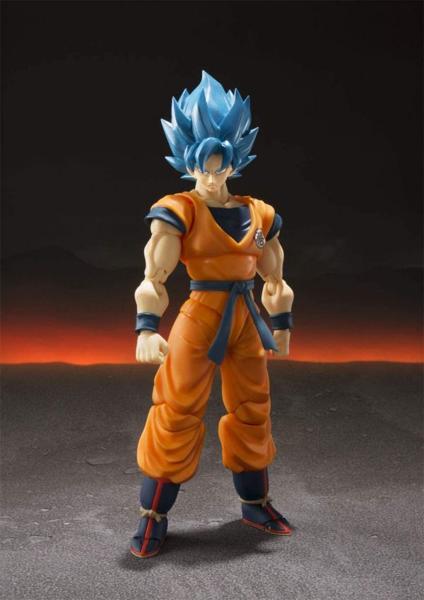 Figura Super Saiyan God Goku 14 cm. Dragon Ball  S.H. Figuarts