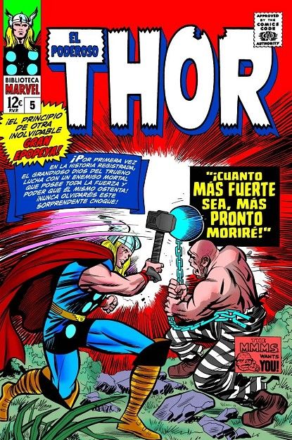 BIBLIOTECA MARVEL EL PODEROSO THOR 05 1965