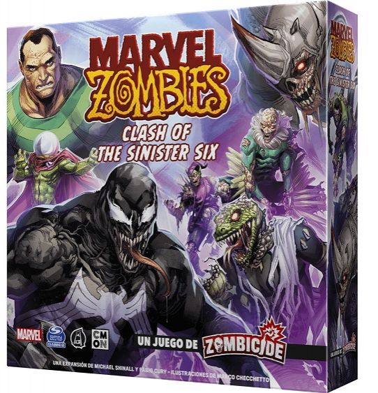 MARVEL ZOMBIES JUEGO DE TABLERO CLASH OF THE SINISTER SIX
