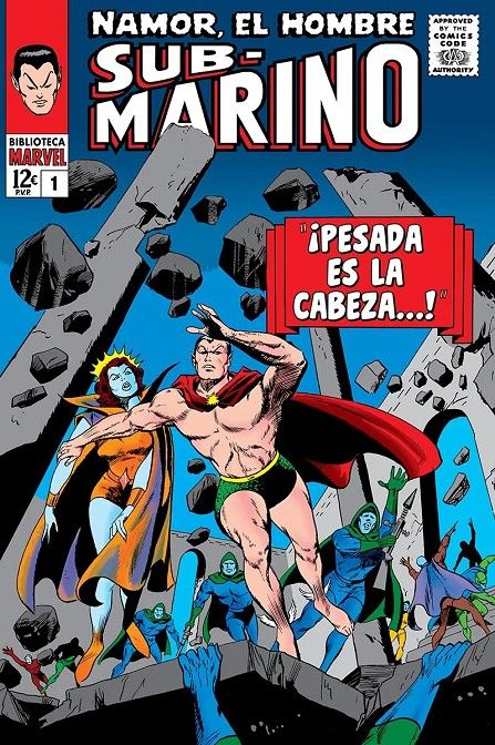 BIBLIOTECA MARVEL NAMOR, EL HOMBRE SUBMARINO 01 1965-66