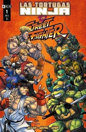 LAS TORTUGAS NINJA VS. STREET FIGHTER  01