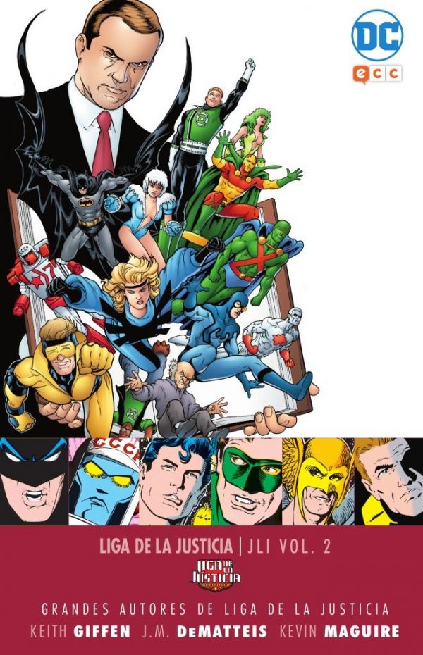 Grandes autores de la Liga de la Justicia: Keith Giffen, J.M. Dematteis y Kevin Maguire - JLI Vol.02